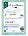 CE证书模板