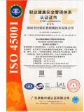 深圳沃特虹彩 ISO 45001 职业健康安全...
