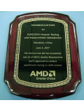 AMD公司能力认可证书