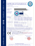 EMC+LVD认证 NB1282证书模板