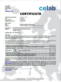 CE-MDD指令 NB2037证书模板