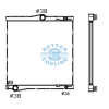 ALL ALUMINUM RADIATOR FOR BMW X5 E70,3.0MT DPI