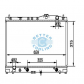 AUTO RADIATOR FOR ACURA VIGAR 92-94 DPI: 1277