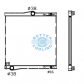 ALL ALUMINUM RADIATOR FOR BMW X5 E70,3.0MT DPI